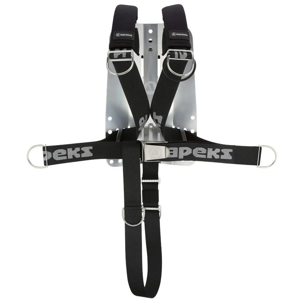 backplate s postrojom ALU BACK PLATE/DLX HARNESS