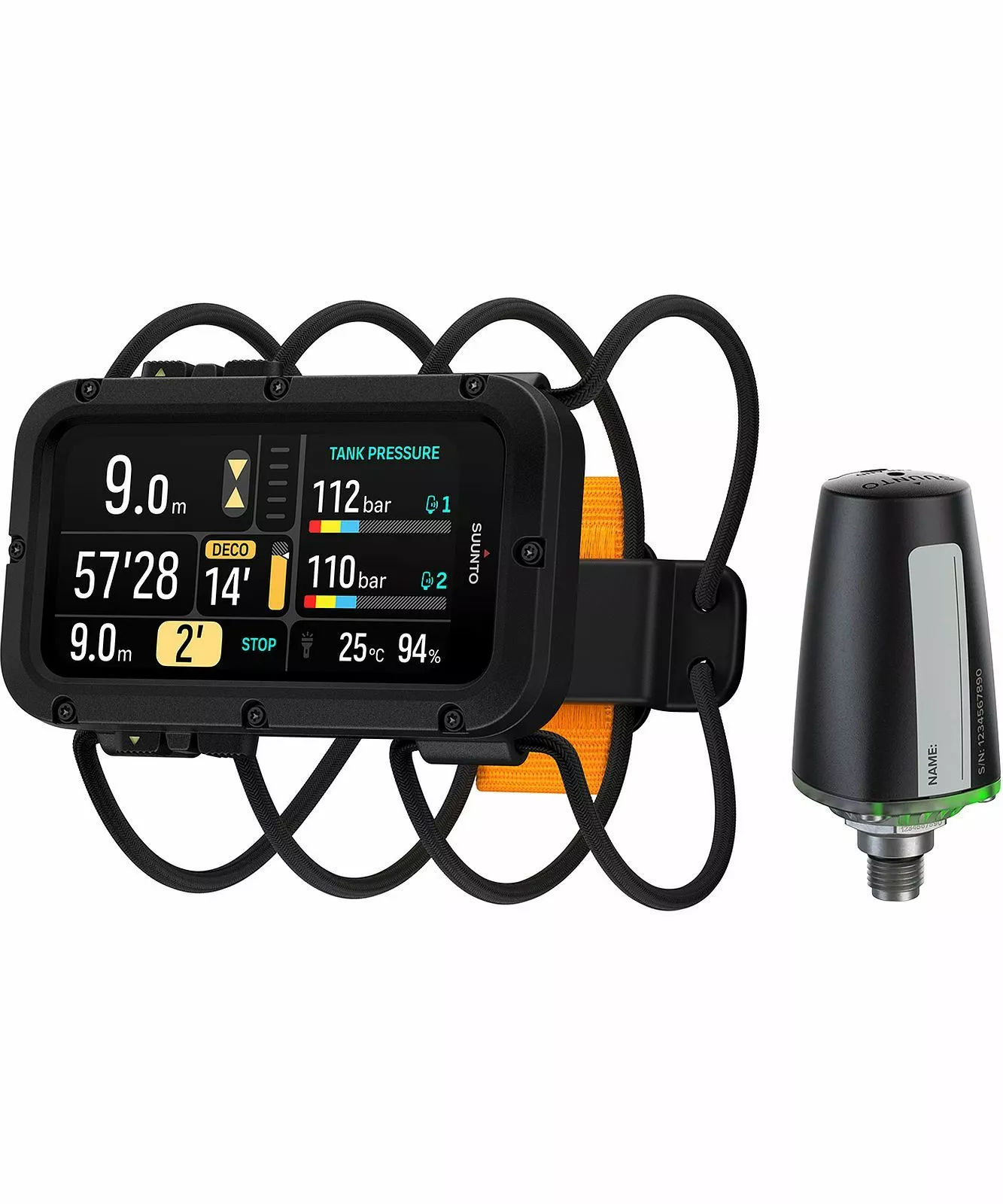 pota diving Suunto NAUTIC Bungee Cord + Tank Pod